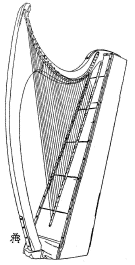 V&A harp