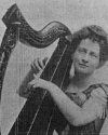 Amy Murray with gut-strung harp