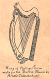 Dolmetsch Harp of Antique Form